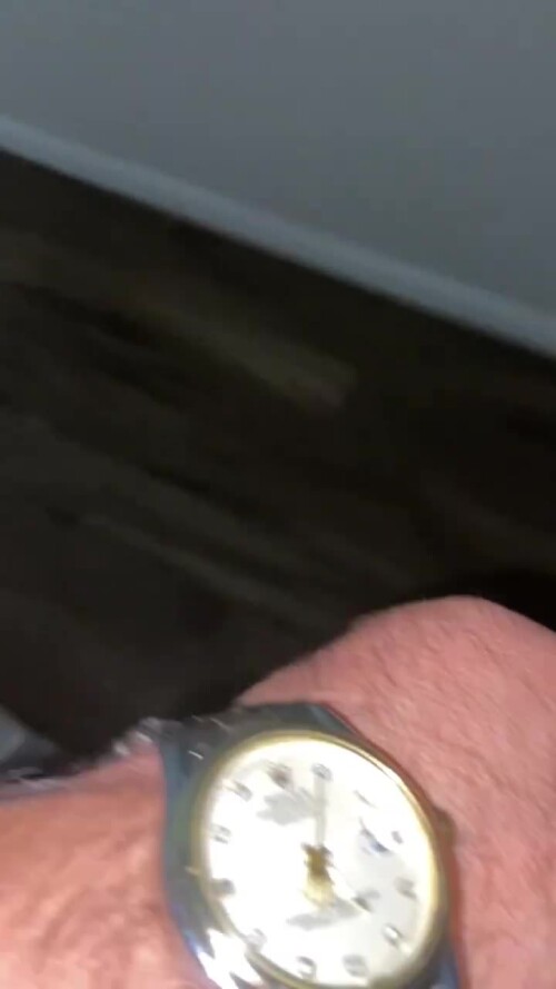 My watch coming down the stairs